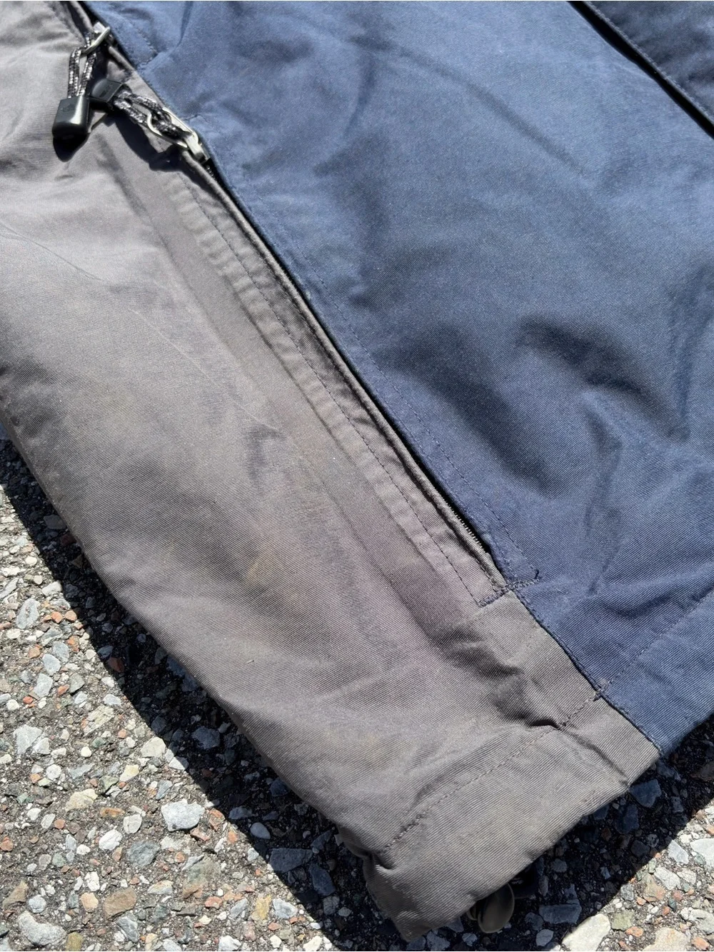The North Face Men’s Navy and Gray HyVent Large Jacket